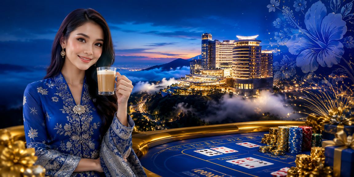 Slot moden bertemakan bandaraya Kuala Lumpur dengan lampu neon